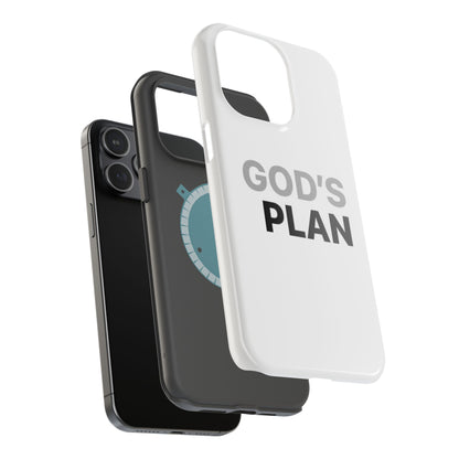 God's Plan Magnetic Impact-Resistant Phone Case — Protective Christian Faith Case