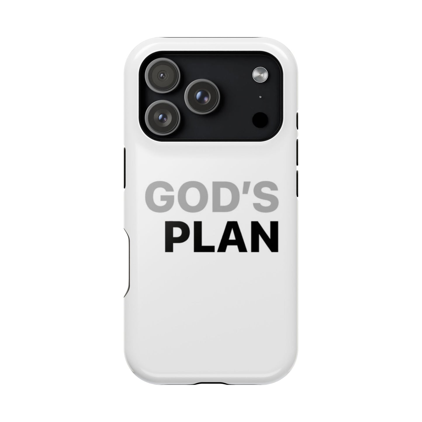 God's Plan Magnetic Impact-Resistant Phone Case — Protective Christian Faith Case