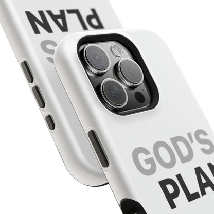God's Plan Magnetic Impact-Resistant Phone Case — Protective Christian Faith Case