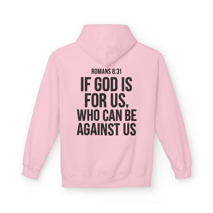 Walk by Faith Hoodie — Christian Cross Pullover with 'Walk by faith, not by sight' Back Design