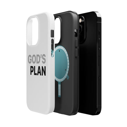 God's Plan Magnetic Impact-Resistant Phone Case — Protective Christian Faith Case