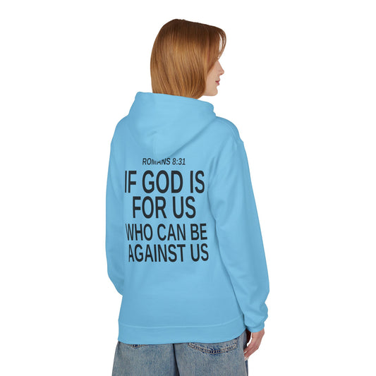 Walk by Faith Hoodie — Christian Cross Pullover with 'Walk by faith, not by sight' Back Design