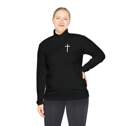 Christian Quarter-Zip Pullover — Faith-Inspired Athletic Top