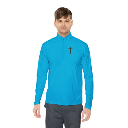 Christian Quarter-Zip Pullover — Faith-Inspired Athletic Top