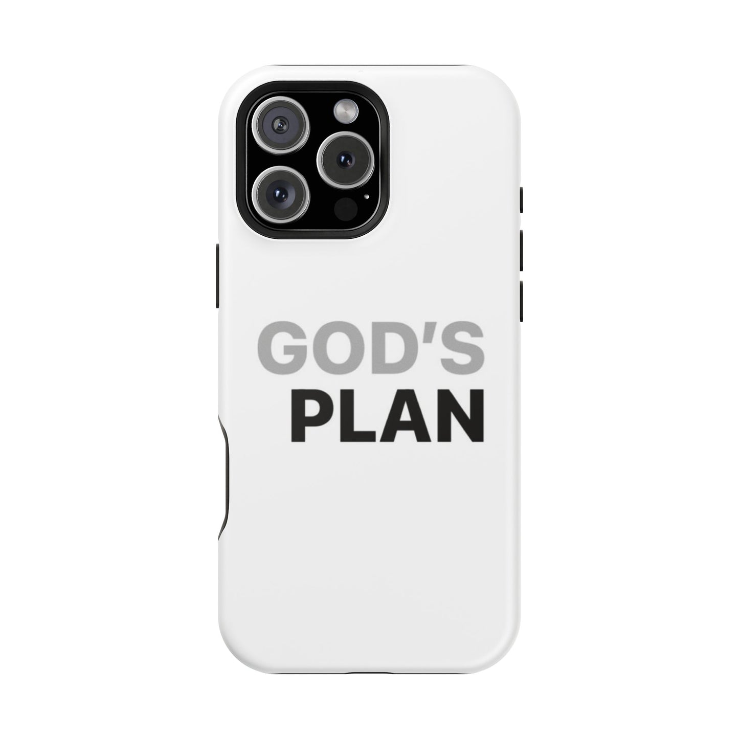 God's Plan Magnetic Impact-Resistant Phone Case — Protective Christian Faith Case