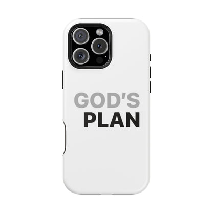 God's Plan Magnetic Impact-Resistant Phone Case — Protective Christian Faith Case