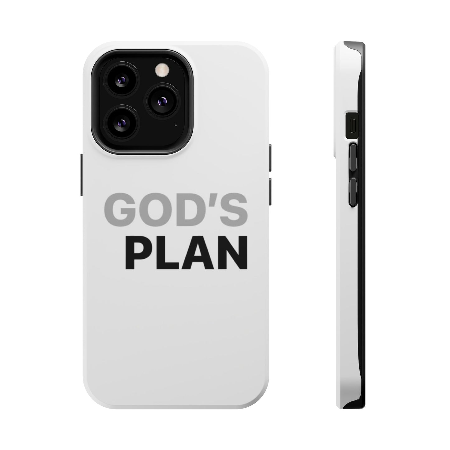 God's Plan Magnetic Impact-Resistant Phone Case — Protective Christian Faith Case