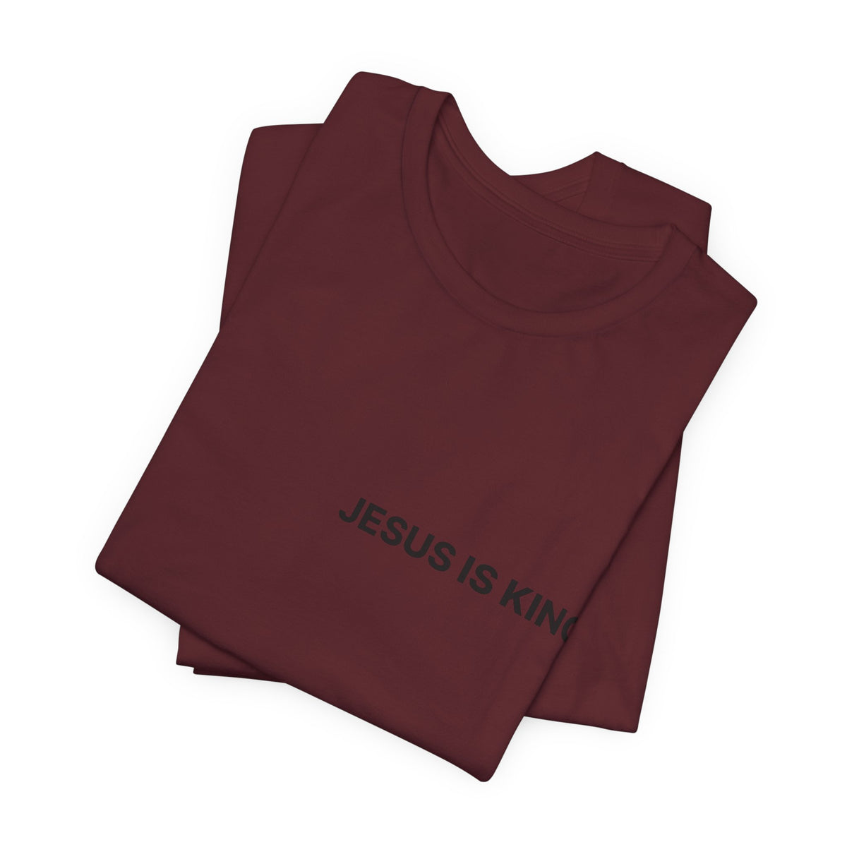 Jesus Is King T-Shirt — Minimal Christian Faith Tee