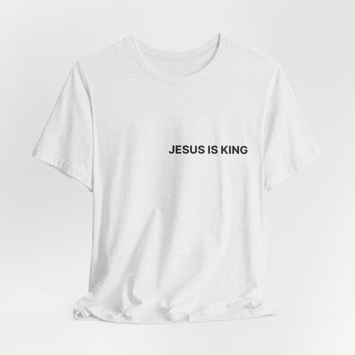 Jesus Is King T-Shirt — Minimal Christian Faith Tee