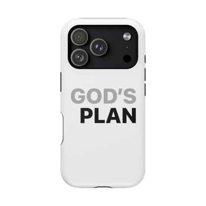 God's Plan Magnetic Impact-Resistant Phone Case — Protective Christian Faith Case