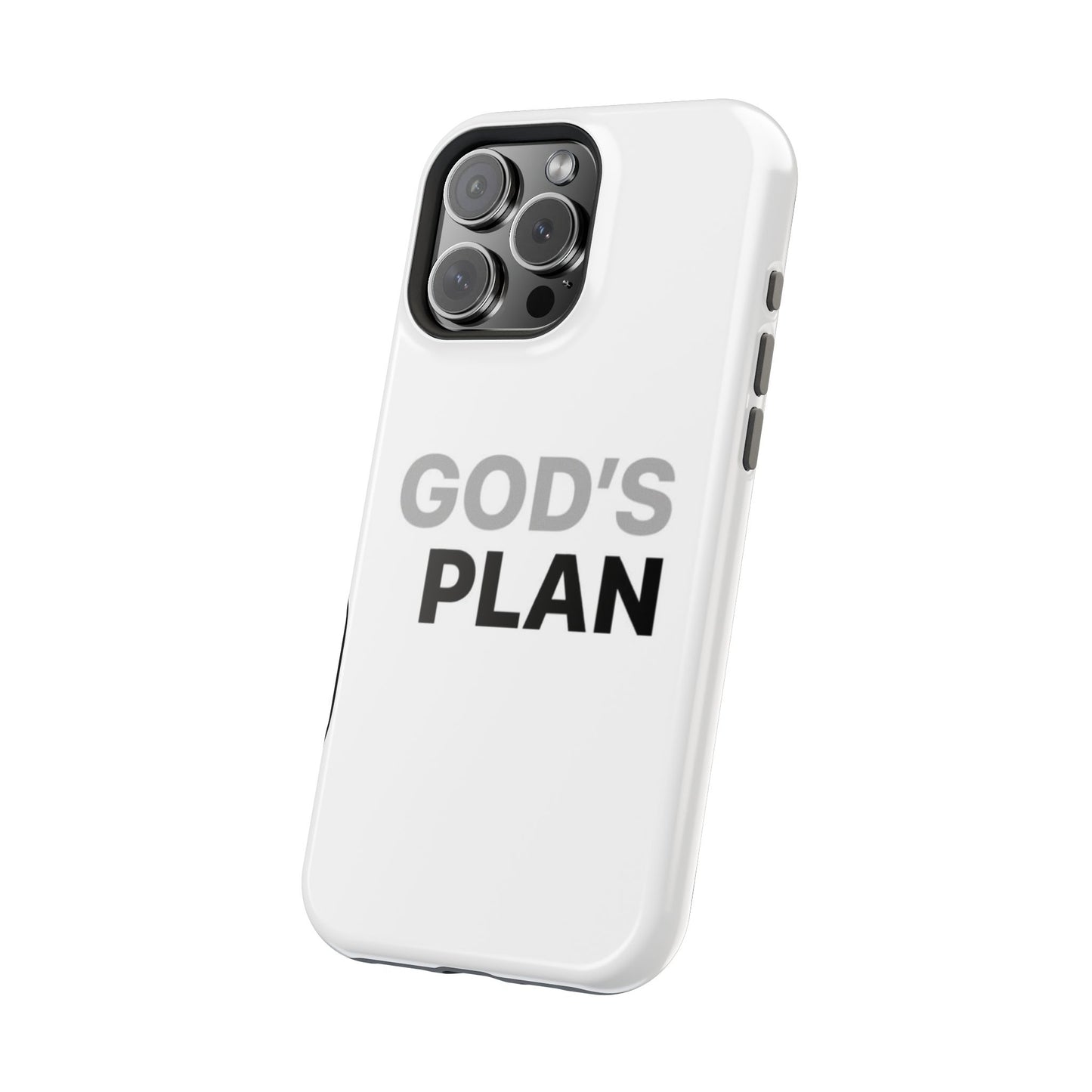 God's Plan Magnetic Impact-Resistant Phone Case — Protective Christian Faith Case