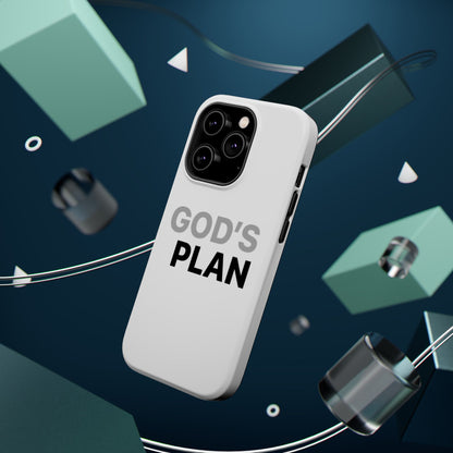 God's Plan Magnetic Impact-Resistant Phone Case — Protective Christian Faith Case