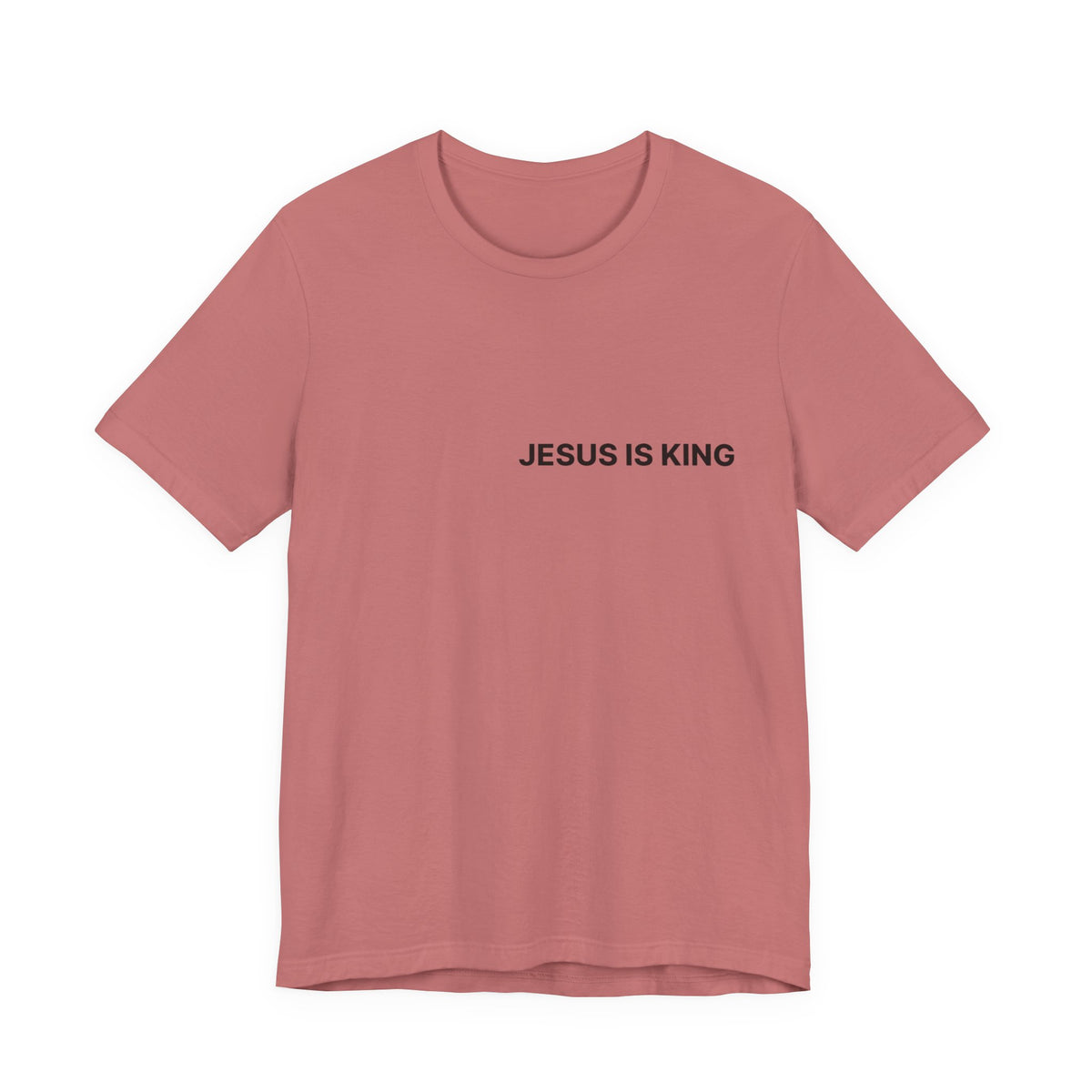 Jesus Is King T-Shirt — Minimal Christian Faith Tee
