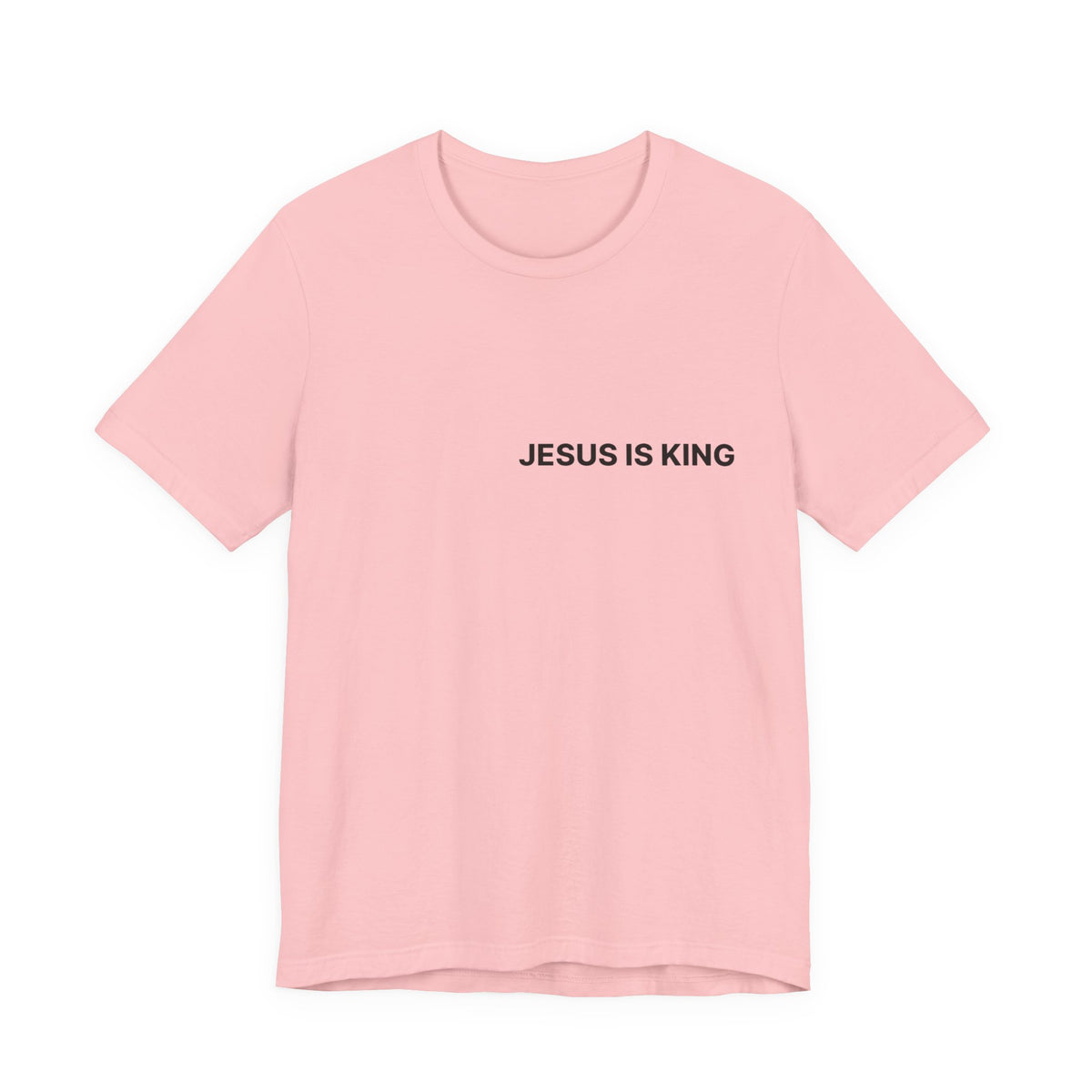 Jesus Is King T-Shirt — Minimal Christian Faith Tee