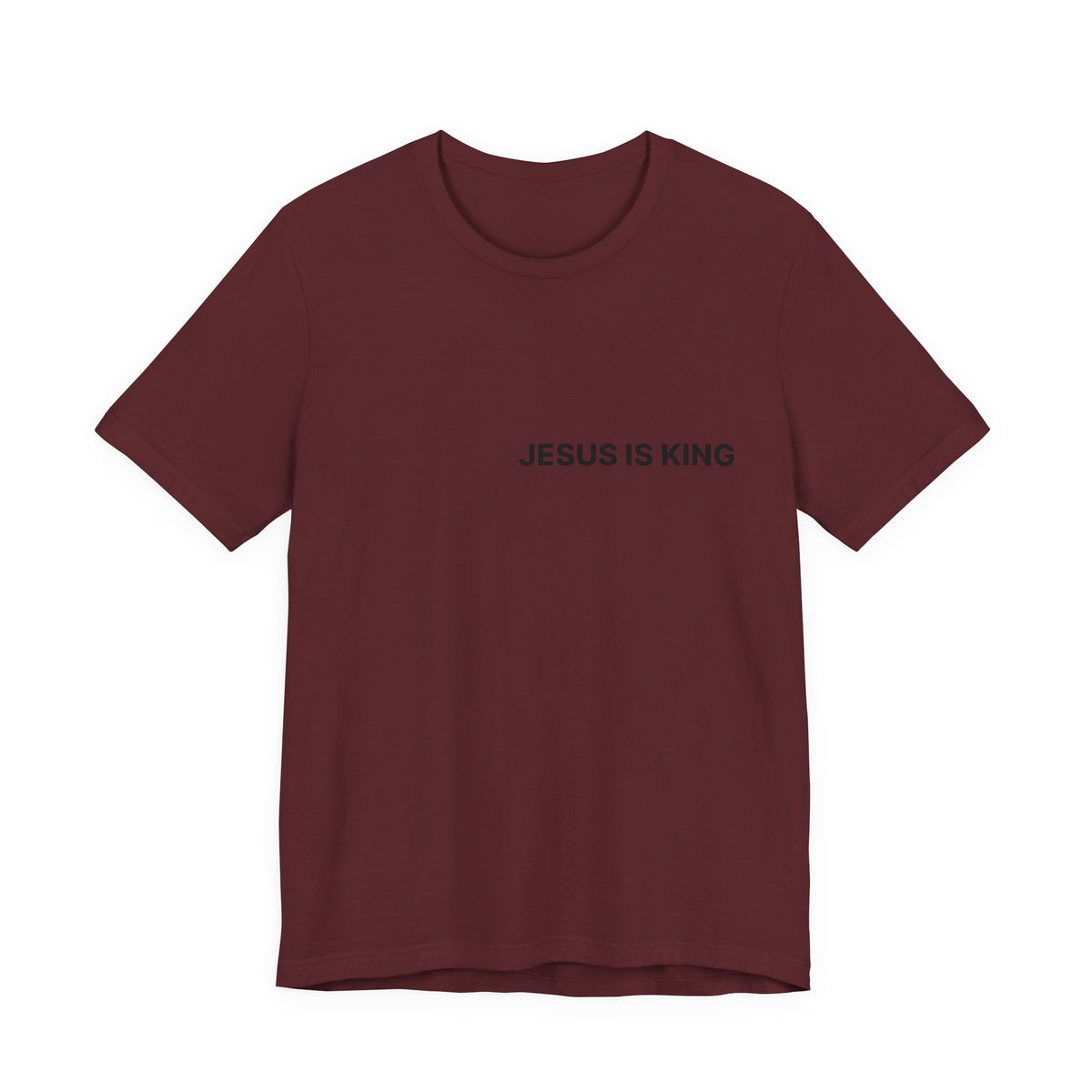 Jesus Is King T-Shirt — Minimal Christian Faith Tee