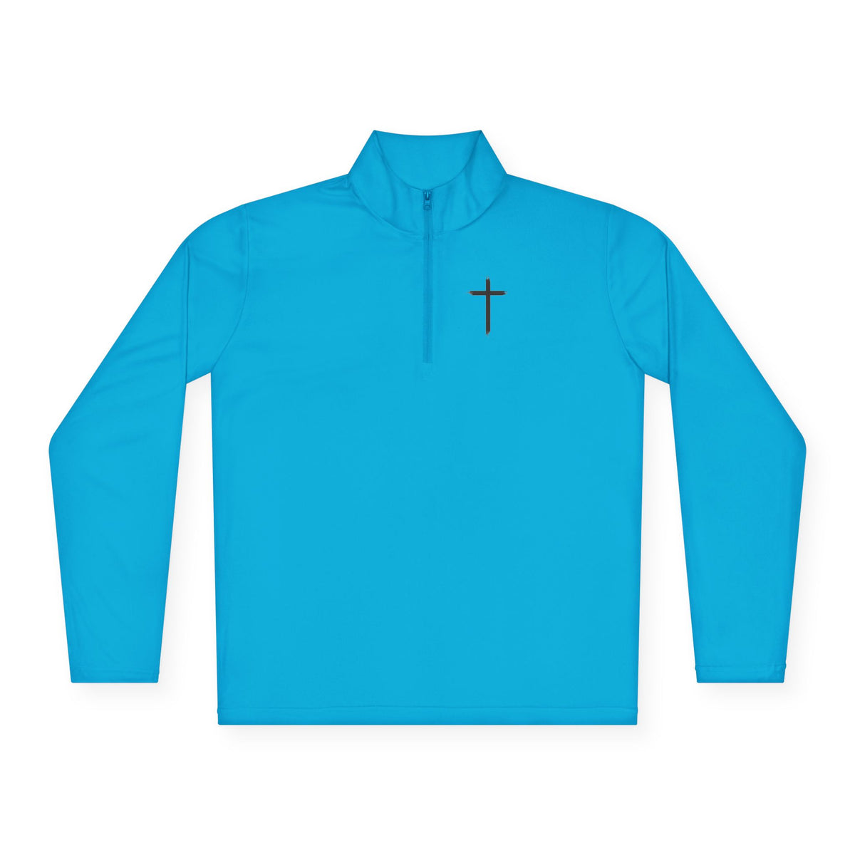 Christian Quarter-Zip Pullover — Faith-Inspired Athletic Top