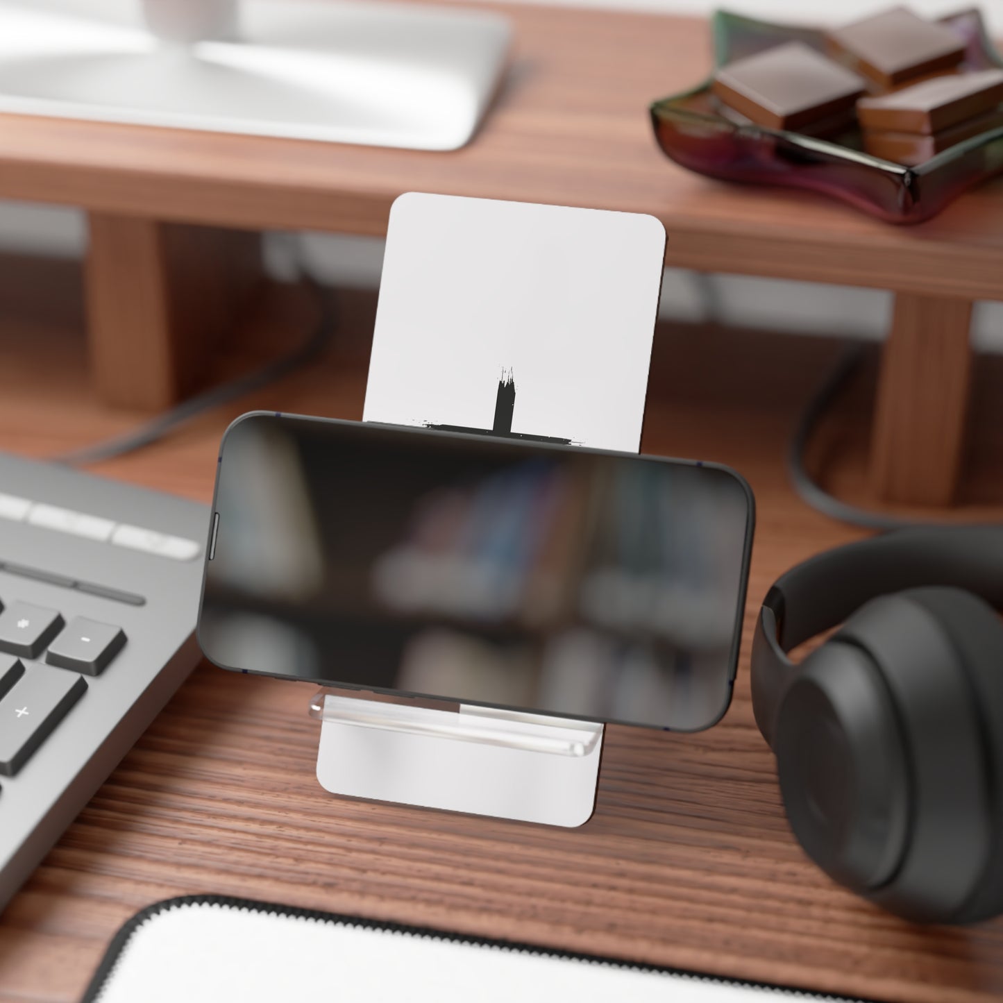 Christian Phone Stand — Faith-Inspired Desk Display