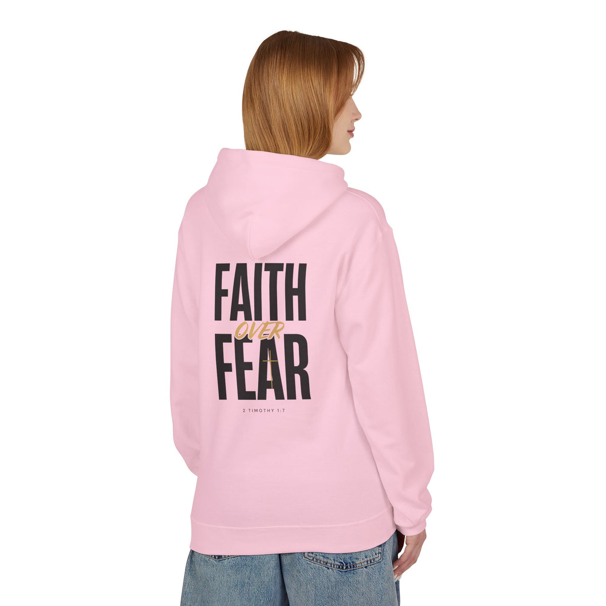 Faith Over Fear Hoodie — Inspirational Christian Pullover