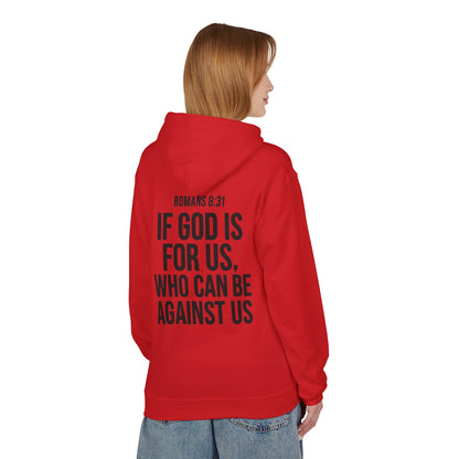 Walk by Faith Hoodie — Christian Cross Pullover with 'Walk by faith, not by sight' Back Design