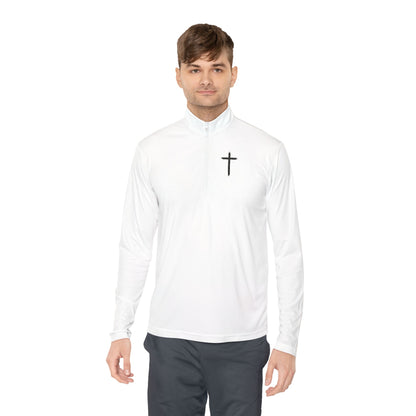 Christian Quarter-Zip Pullover — Faith-Inspired Athletic Top