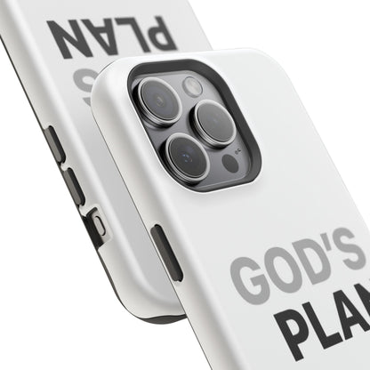 God's Plan Magnetic Impact-Resistant Phone Case — Protective Christian Faith Case