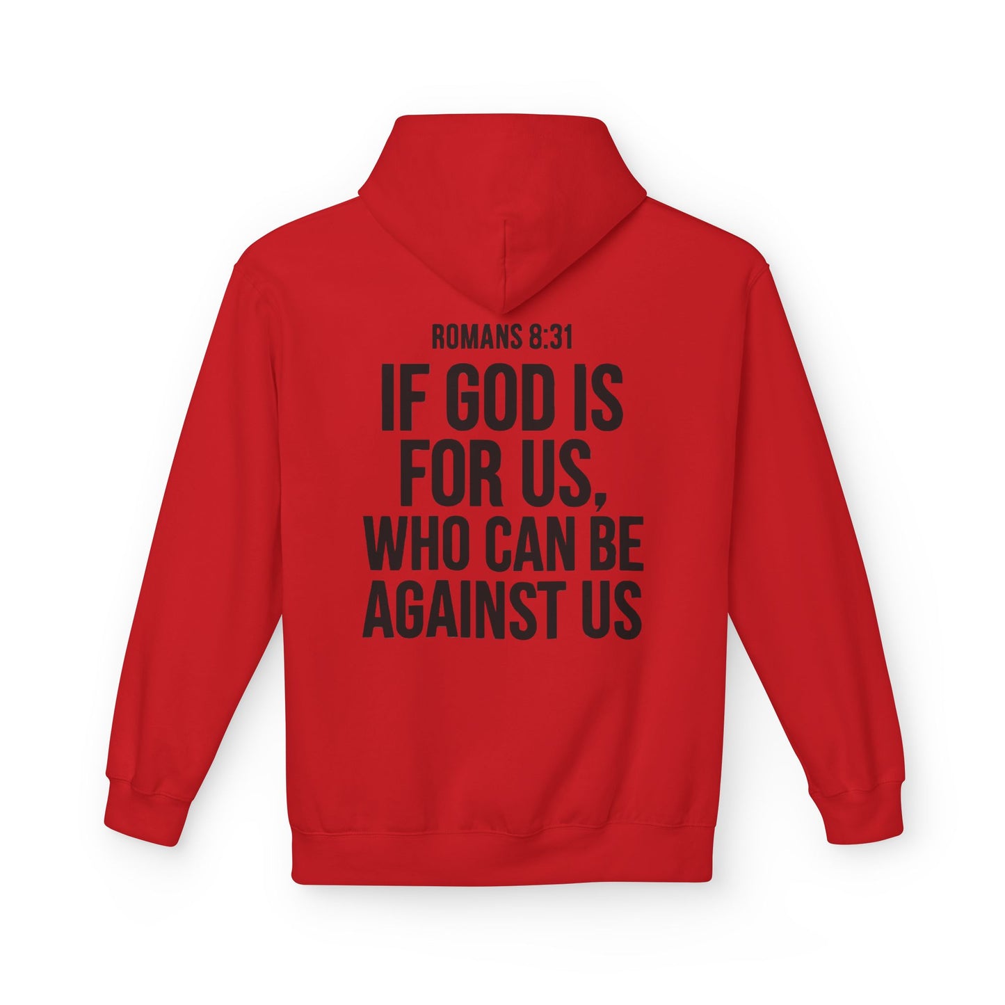 Walk by Faith Hoodie — Christian Cross Pullover with 'Walk by faith, not by sight' Back Design