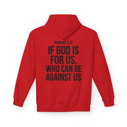 Walk by Faith Hoodie — Christian Cross Pullover with 'Walk by faith, not by sight' Back Design
