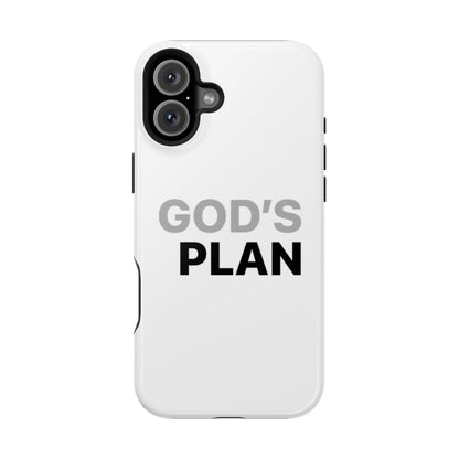God's Plan Magnetic Impact-Resistant Phone Case — Protective Christian Faith Case