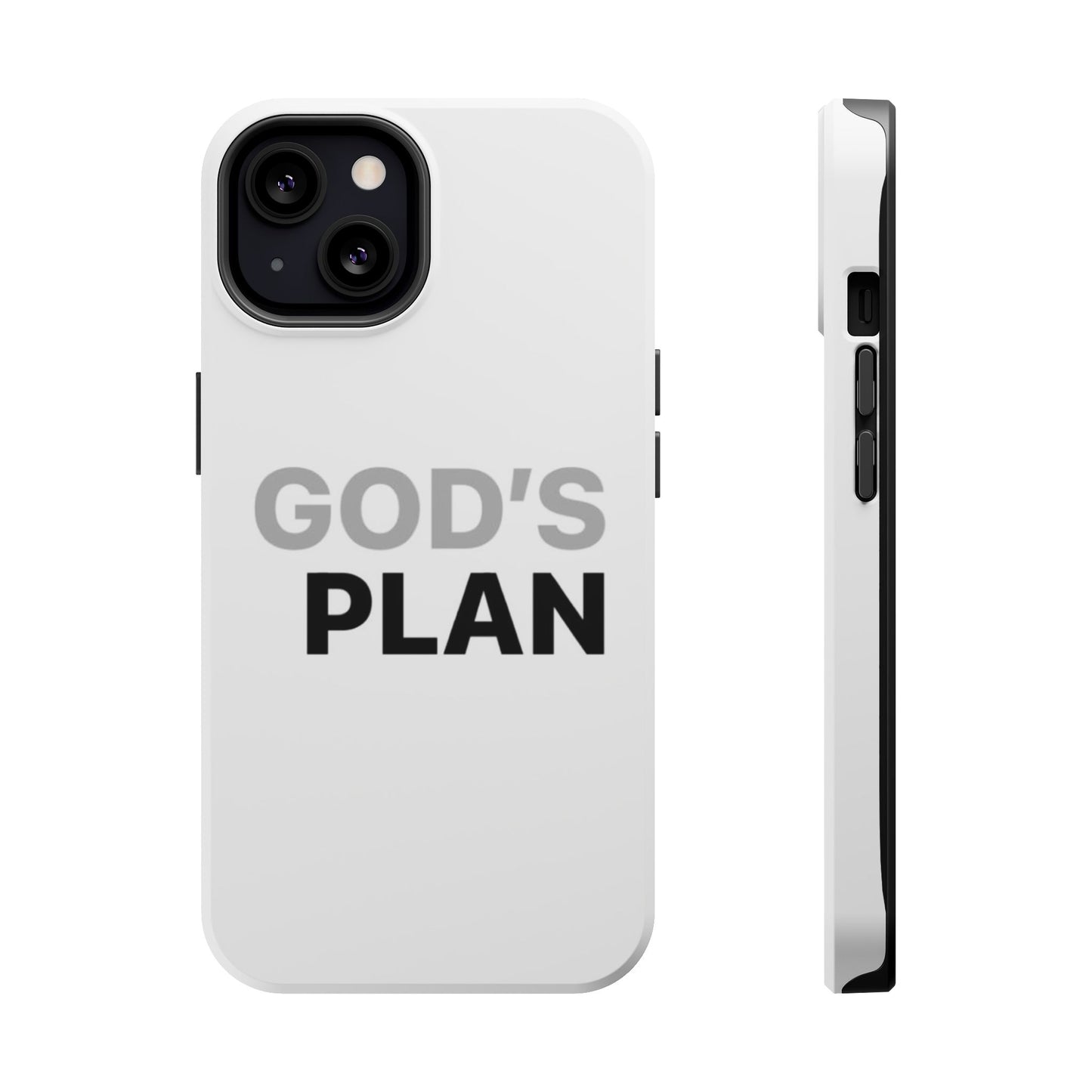 God's Plan Magnetic Impact-Resistant Phone Case — Protective Christian Faith Case