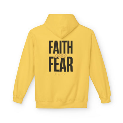 Faith Over Fear Hoodie — Inspirational Christian Pullover