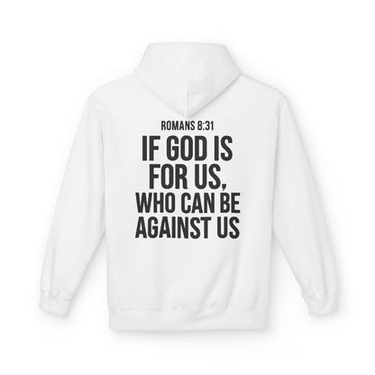 Walk by Faith Hoodie — Christian Cross Pullover with 'Walk by faith, not by sight' Back Design