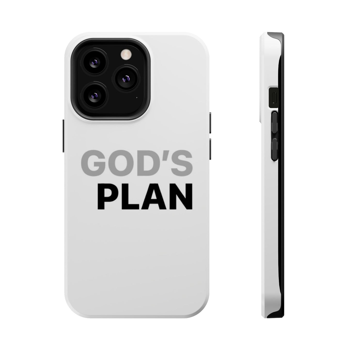 God's Plan Magnetic Impact-Resistant Phone Case — Protective Christian Faith Case