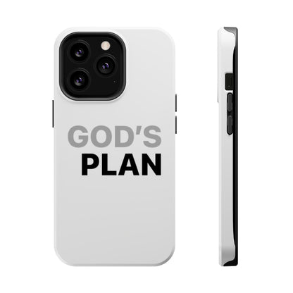 God's Plan Magnetic Impact-Resistant Phone Case — Protective Christian Faith Case
