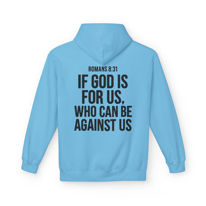Walk by Faith Hoodie — Christian Cross Pullover with 'Walk by faith, not by sight' Back Design