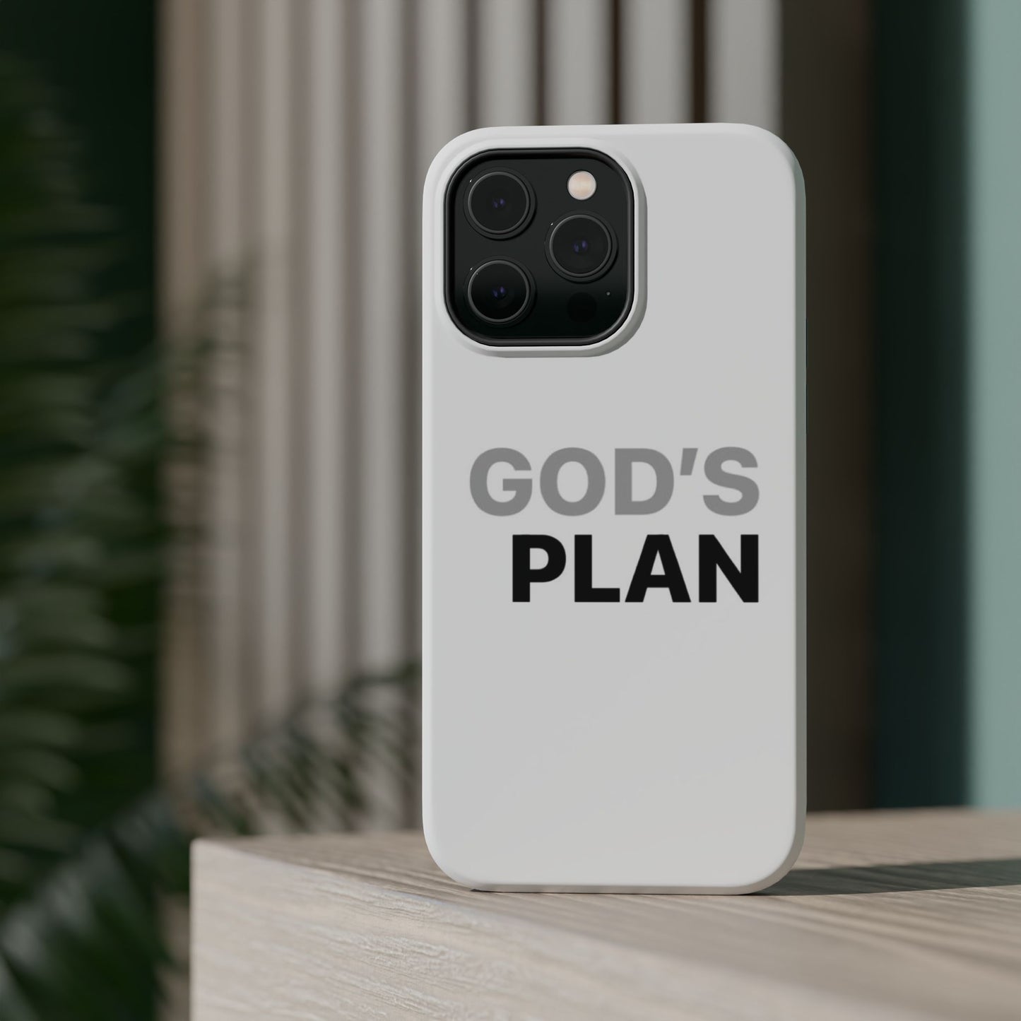 God's Plan Magnetic Impact-Resistant Phone Case — Protective Christian Faith Case