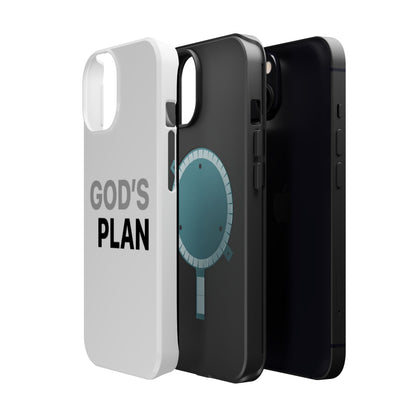 God's Plan Magnetic Impact-Resistant Phone Case — Protective Christian Faith Case