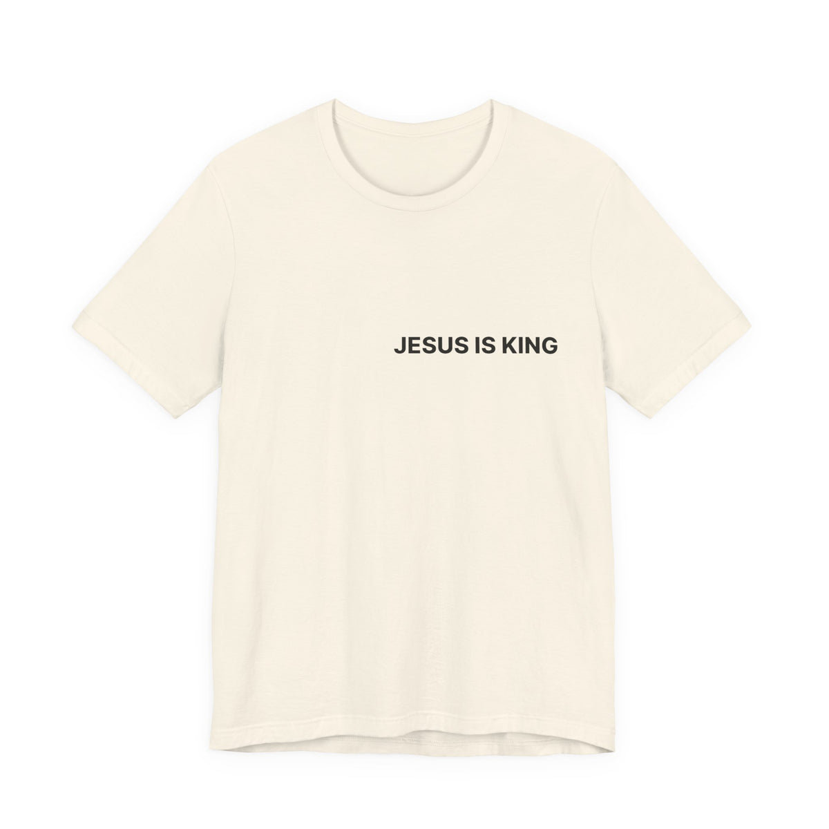 Jesus Is King T-Shirt — Minimal Christian Faith Tee