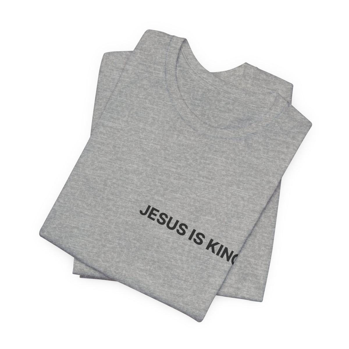Jesus Is King T-Shirt — Minimal Christian Faith Tee