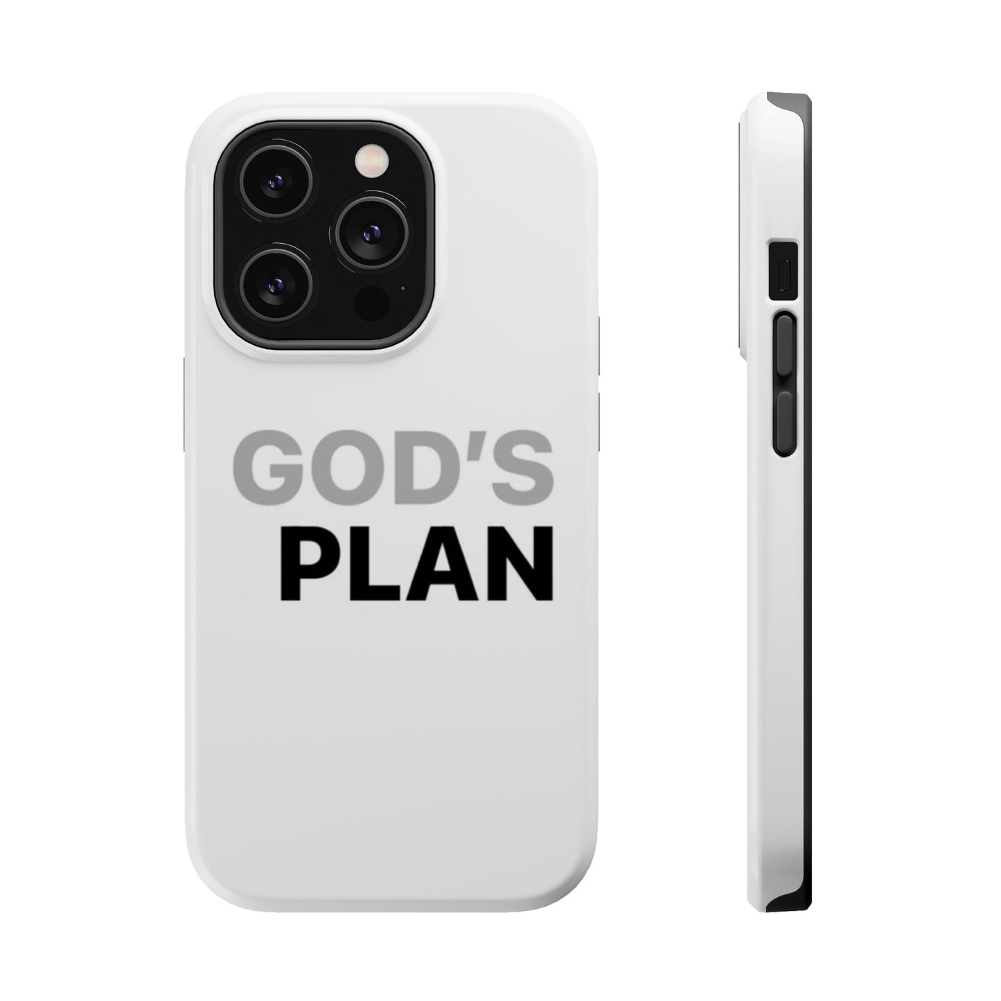 God's Plan Magnetic Impact-Resistant Phone Case — Protective Christian Faith Case