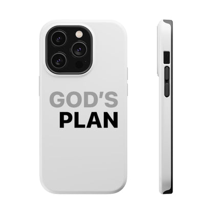 God's Plan Magnetic Impact-Resistant Phone Case — Protective Christian Faith Case