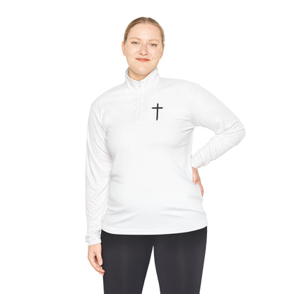 Christian Quarter-Zip Pullover — Faith-Inspired Athletic Top