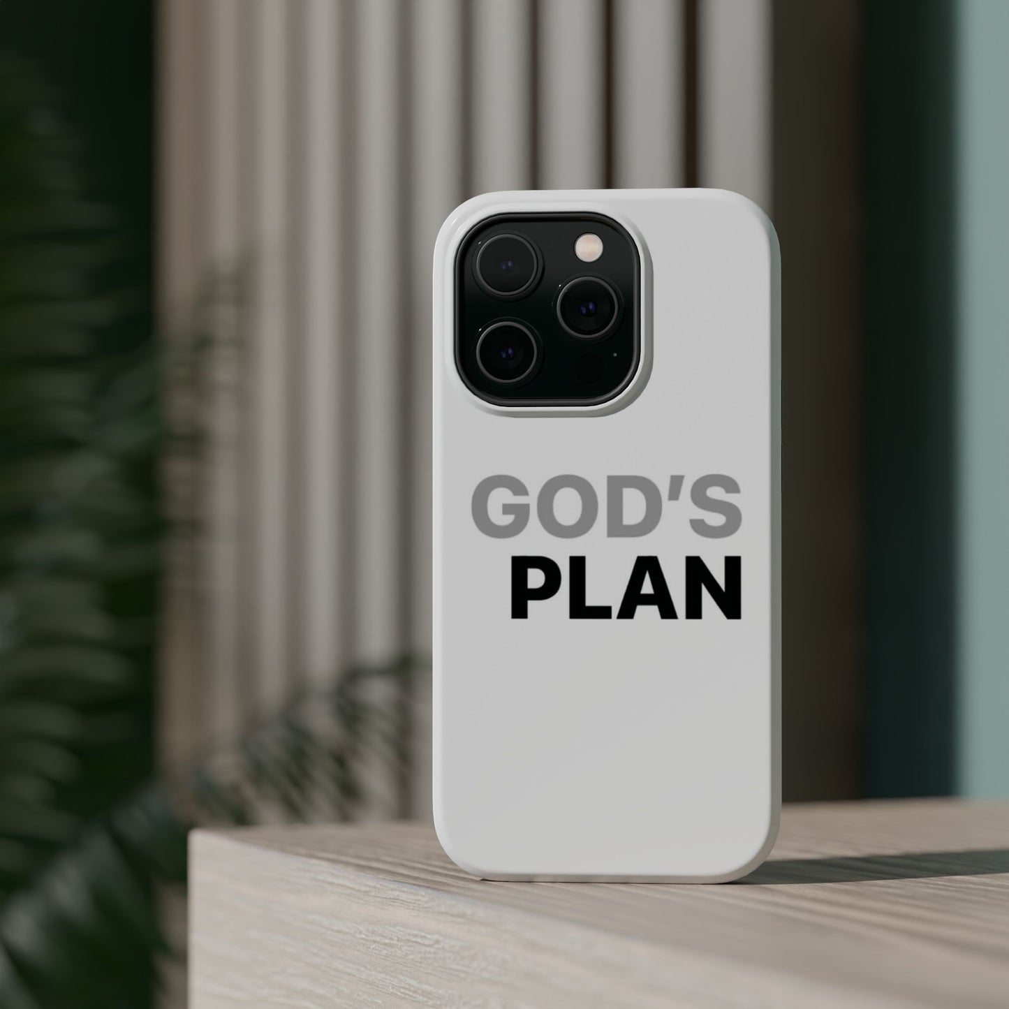 God's Plan Magnetic Impact-Resistant Phone Case — Protective Christian Faith Case