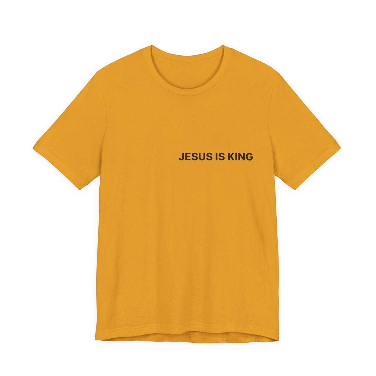 Jesus Is King T-Shirt — Minimal Christian Faith Tee