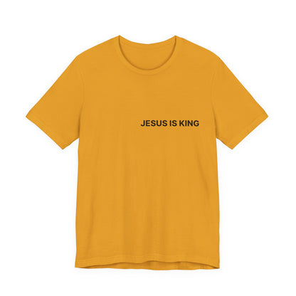 Jesus Is King T-Shirt — Minimal Christian Faith Tee