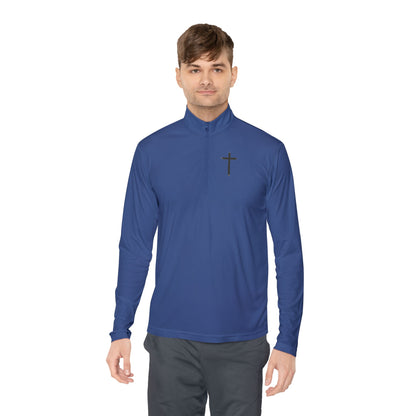 Christian Quarter-Zip Pullover — Faith-Inspired Athletic Top