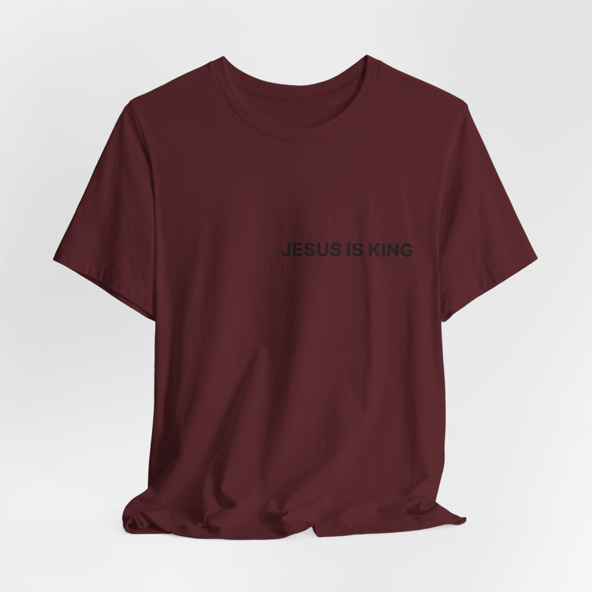 Jesus Is King T-Shirt — Minimal Christian Faith Tee