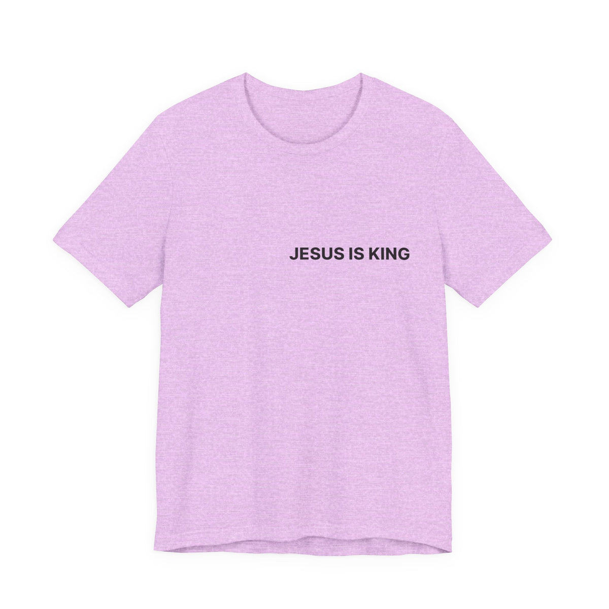 Jesus Is King T-Shirt — Minimal Christian Faith Tee