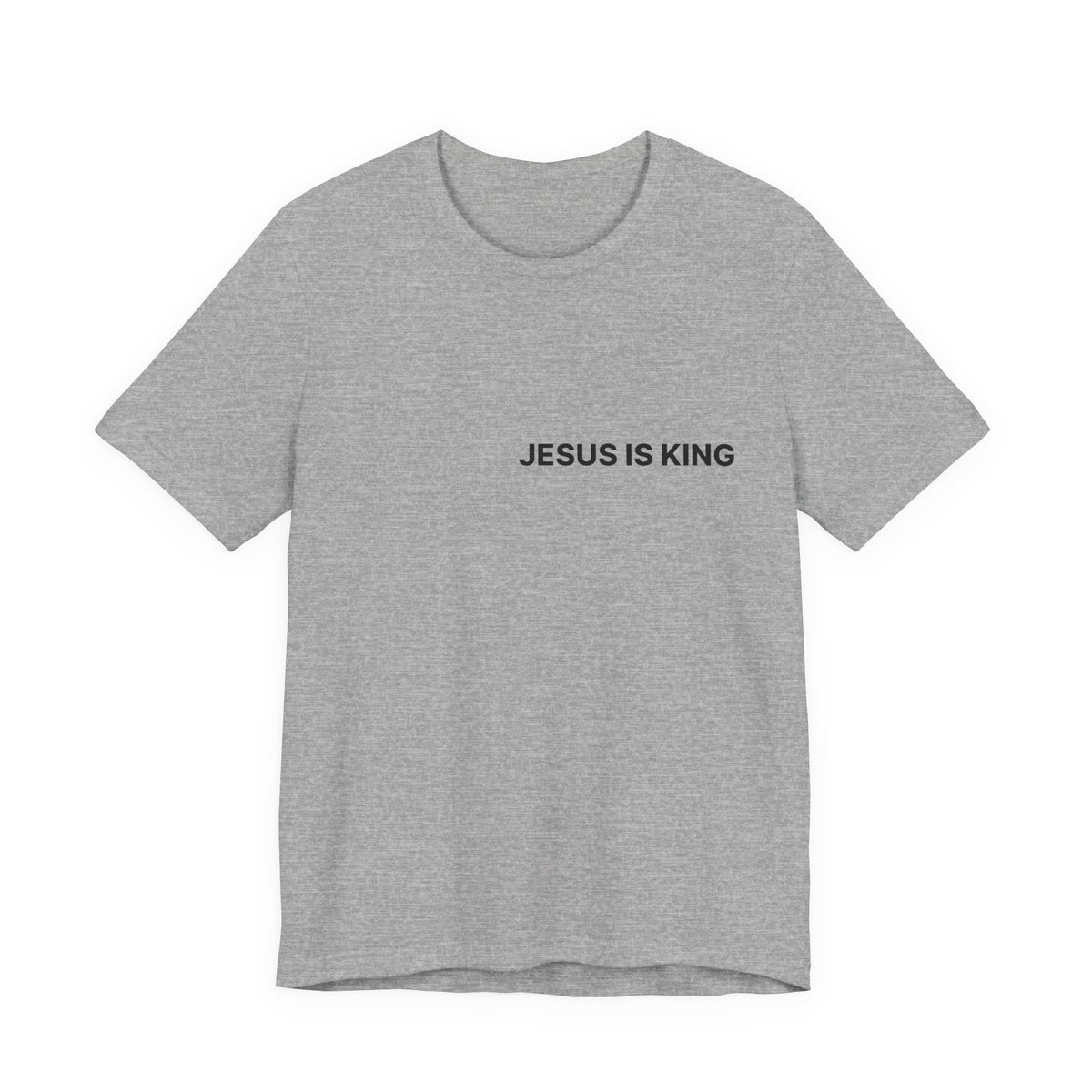Jesus Is King T-Shirt — Minimal Christian Faith Tee