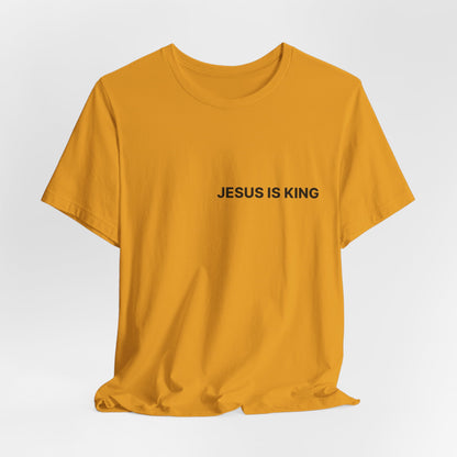Jesus Is King T-Shirt — Minimal Christian Faith Tee