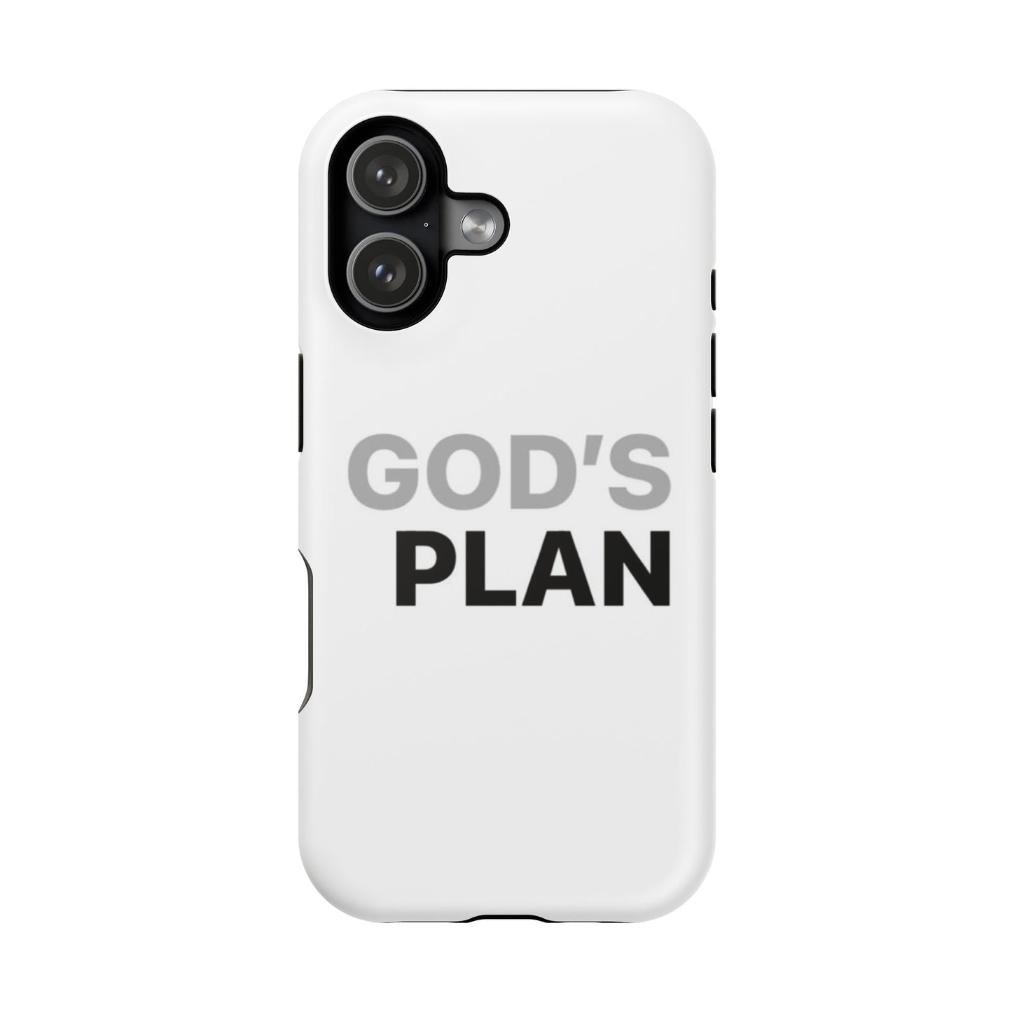 God's Plan Magnetic Impact-Resistant Phone Case — Protective Christian Faith Case